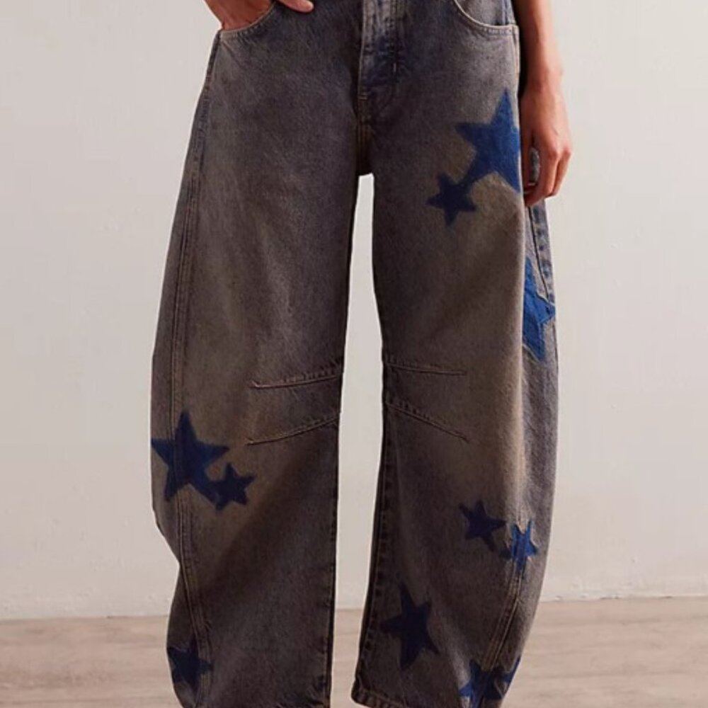 Small NEW Cotton CRVY Venus Barrel Jeans